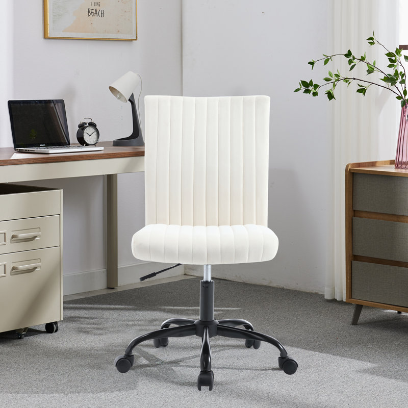 Ebern Designs Hupp Velvet Task Chair & Reviews Wayfair